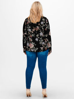 Only Carmakoma Bluse Med Blomsterprint 