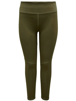 Only Play Curvy ONP BANZA - Olivengrønne trenings leggings