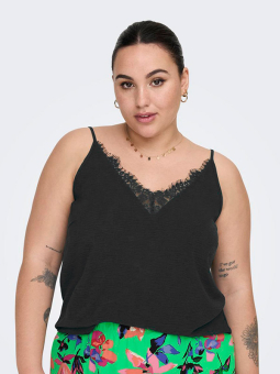CARMETTA - Plus Size Topp fra Only Carmakoma