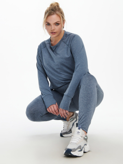Plus Size Trenings sweatshirt fra Only Play Curvy