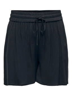 Only Carmakoma NOVA - Svarte shorts i lett kvalitet