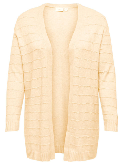 Only Carmakoma KATIA - Råhvit strikket cardigan