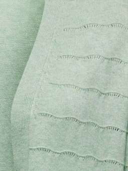 Only Carmakoma KATIA - Lys grønn striket cardigan