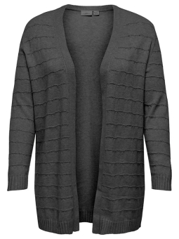 Only Carmakoma KATIA - Grå strikket cardigan