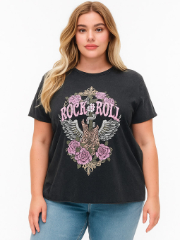 CARLUCY - Plus Size T-shirt fra Only Carmakoma