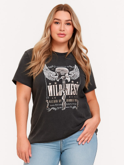 CARLUCY - Plus Size T-shirt fra Only Carmakoma