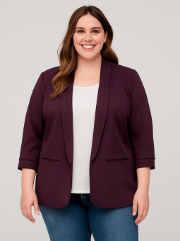 CARELLY - Plus Size Blazer fra Only Carmakoma