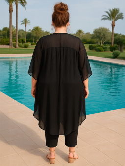 HOWDY  - Plus Size Kimono fra Only Carmakoma