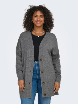 CARESLY - Plus Size Cardigan fra Only Carmakoma