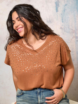 CARALEXIA - Plus Size T-shirt fra Only Carmakoma