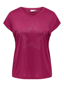 CARALEXIA - Plus Size T-shirt fra Only Carmakoma