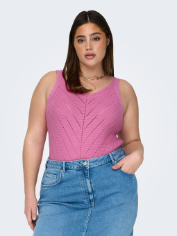 CARROSELIA - Plus Size Topp fra Only Carmakoma