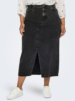 CARMANJA - Plus Size Skjørt fra Only Carmakoma