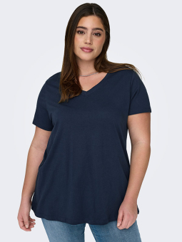 CARBONNIE - Plus Size T-shirt fra Only Carmakoma