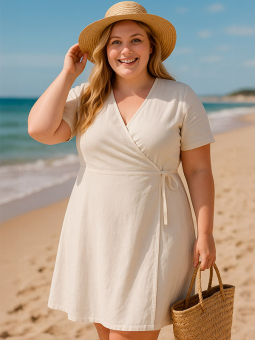 CARADDICTION-CARO - Plus Size Kjole fra Only Carmakoma