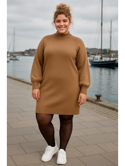 CARFRIDA - Plus Size Kjole fra Only Carmakoma