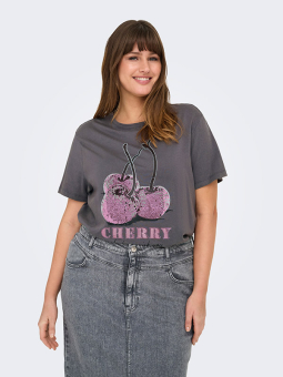 CARMIKO - Plus Size T-shirt fra Only Carmakoma