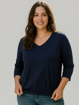 CARCARLINNE - Plus Size Bluse fra Only Carmakoma