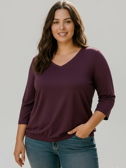 CARCARLINNE - Plus Size Bluse fra Only Carmakoma