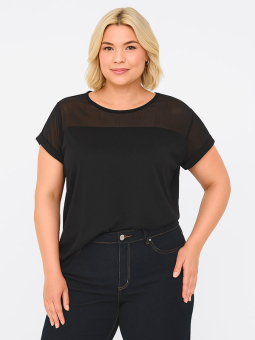 CARMESHI - Plus Size T-shirt fra Only Carmakoma