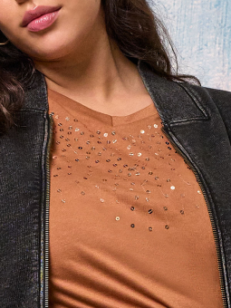 CARBOWIE - Plus Size Bluse fra Only Carmakoma