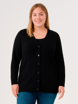 CARVENICE - Plus Size Cardigan fra Only Carmakoma