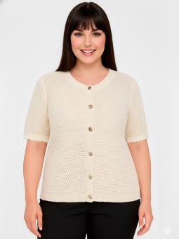 CARPAULA - Plus Size Cardigan fra Only Carmakoma
