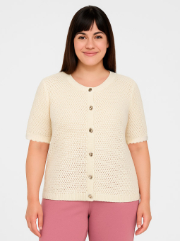 CARPAULA - Plus Size Cardigan fra Only Carmakoma