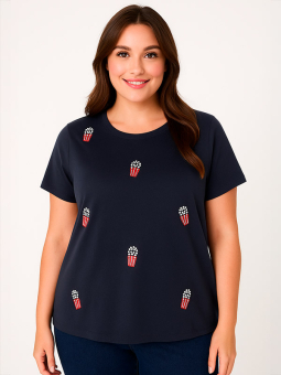 CARKITA - Plus Size T-shirt fra Only Carmakoma