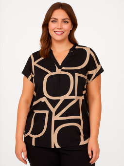 CARFYRLA - Plus Size Bluse fra Only Carmakoma