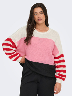 CARSUSIA - Plus Size Genser fra Only Carmakoma