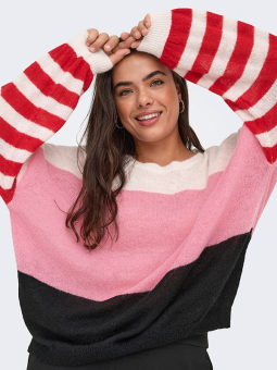 CARSUSIA - Plus Size Genser fra Only Carmakoma