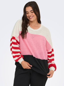 CARSUSIA - Plus Size Genser fra Only Carmakoma