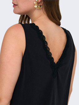CARFREE - Plus Size Topp fra Only Carmakoma