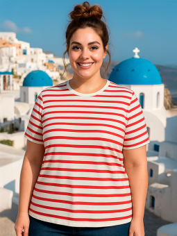 CARNEW - Plus Size T-shirt fra Only Carmakoma