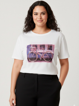 CARCRUZ - Plus Size T-shirt fra Only Carmakoma