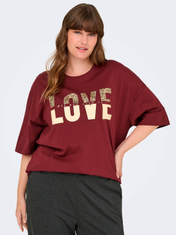 CARKOURTNEY - Plus Size T-shirt fra Only Carmakoma