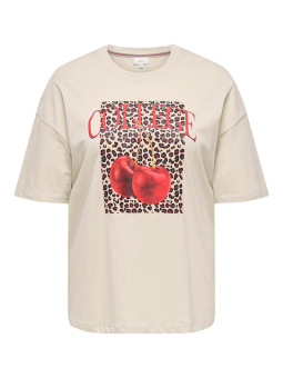 CARKOURTNEY - Plus Size T-shirt fra Only Carmakoma
