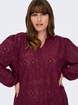 CARLUZIA - Plus Size Bluse fra Only Carmakoma