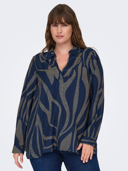 CARFANNIL - Plus Size Bluse fra Only Carmakoma