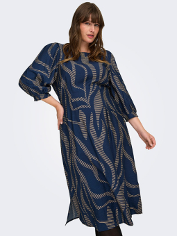 CARFANNIL - Plus Size Kjole fra Only Carmakoma