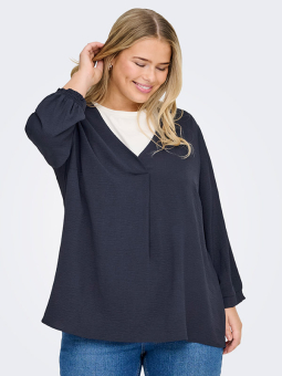 CARMETTA - Plus Size Bluse fra Only Carmakoma