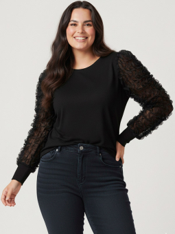 CARAMIRA - Plus Size Bluse fra Only Carmakoma