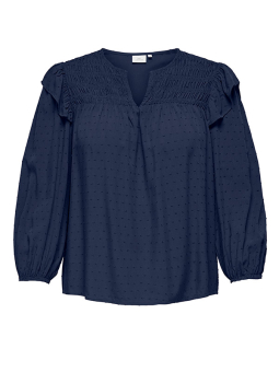CARLIDA - Plus Size Bluse fra Only Carmakoma