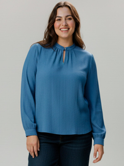 CARMELANY - Plus Size Bluse fra Only Carmakoma