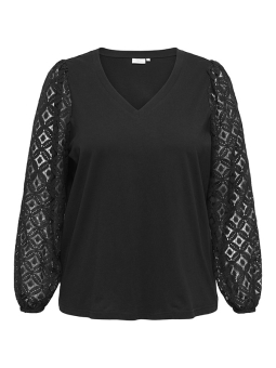 CAREFFIE - Plus Size Bluse fra Only Carmakoma