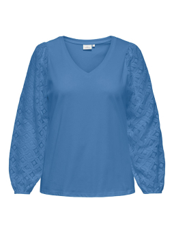 CAREFFIE - Plus Size Bluse fra Only Carmakoma