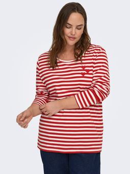 CARBODIL - Plus Size Bluse fra Only Carmakoma