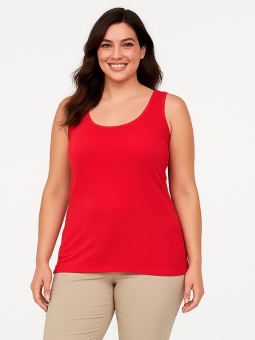 GEORGIA - Plus Size Topp fra Zhenzi