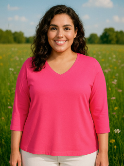 ALBERTA - Plus Size T-shirt fra Zhenzi